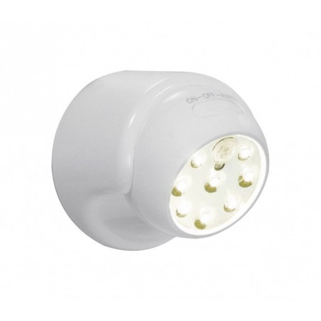 341780 Spot 8 LED 360 degrés à détecteur de mouvement avec bouton ON-OFF