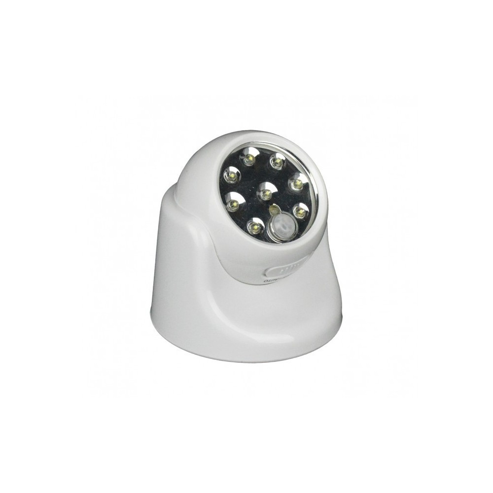341780 Spot 8 LED 360 degrés à détecteur de mouvement avec bouton ON-OFF