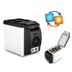 203002 Frigo portable pour voiture 2 en 1 chaud et froid de 6L alimentation 12V