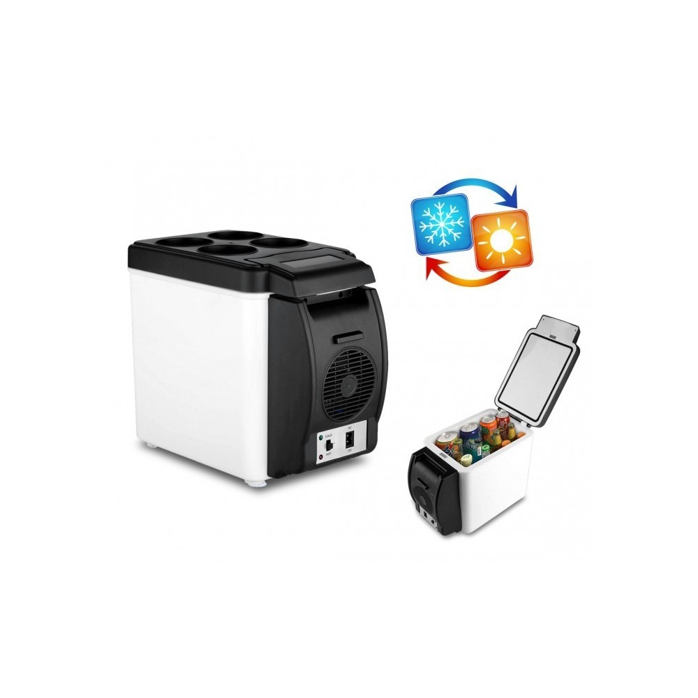 203002 Frigo portable pour voiture 2 en 1 chaud et froid de 6L alimentation 12V