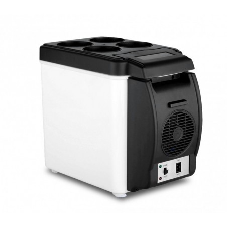 203002 Frigo portable pour voiture 2 en 1 chaud et froid de 6L alimentation 12V