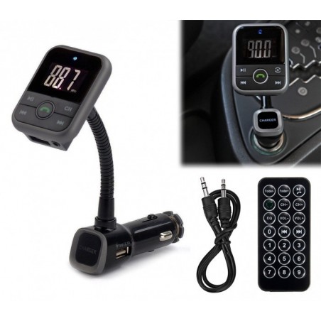 Kit bluetooth MAINS LIBRES libre appels et lecture mp3 entrée USB et carte sd