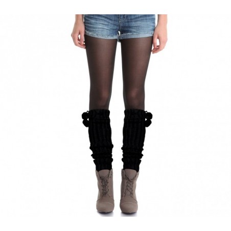 Paquet de 4 jambières à pompom - femme - Vêtements pour enfants