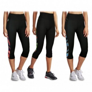 - KZ-290 Leggings de sport mollet pour femmes en tissu respirant taille haute