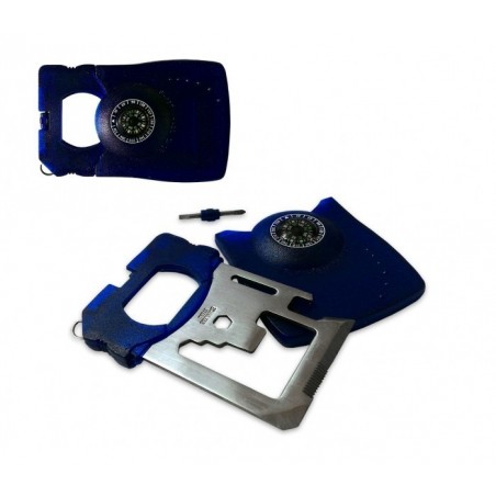Multi-outils 11 en 1- carte survie - multi-fonction