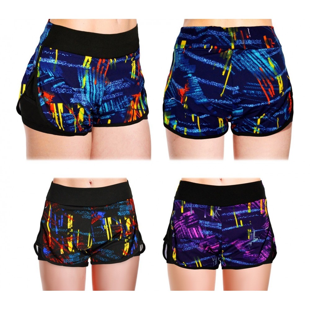 Short de sport pour femmes KZ 303 avec doublure intérieure moulante