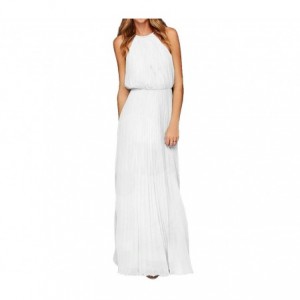 Robe longue plissée pour femme sans manches tailles S à XL 2