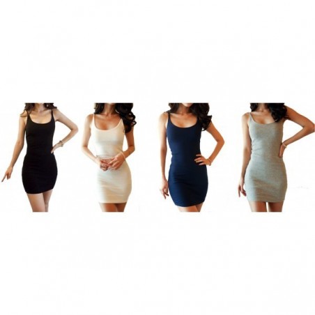 Robe femme - mod. puerto rico, robe au tissu élastique