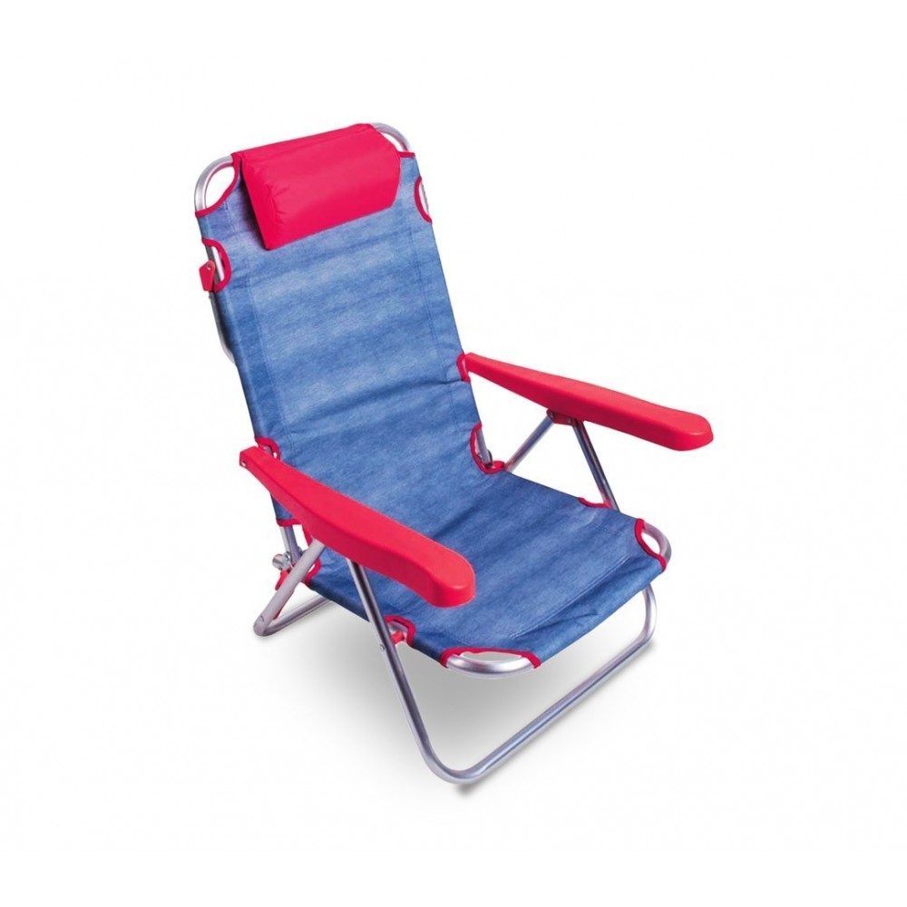 Petite chaise pour la plage  ONSHORE 379837 oreiller avec accoudoirs