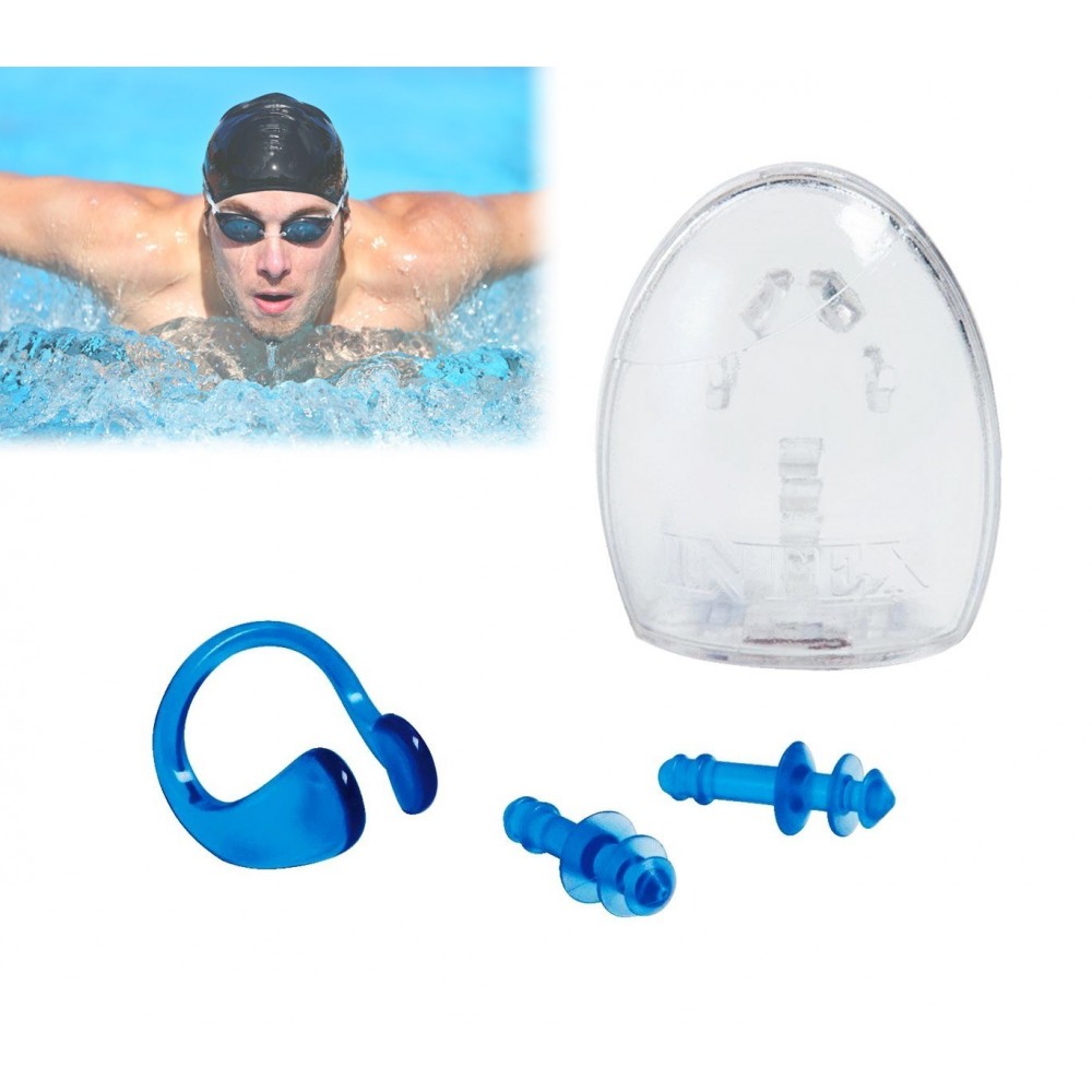 Set bouche oreilles et presse nez pour la natation 55609 INTEX seule mesure