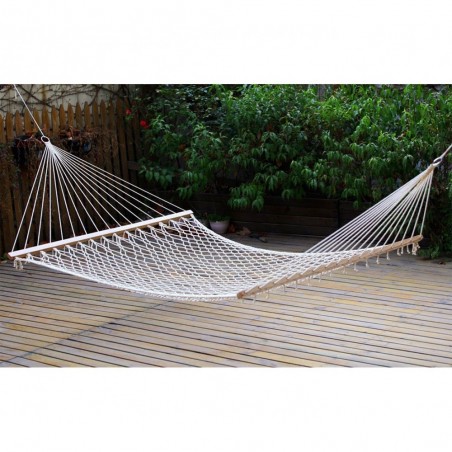 Hamac de jardin 276853 en tissu tissé 200 x 80 cm