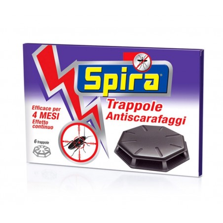 Encadré 6 pièges anti-blattes LOOP 602243 inodore adapté à l'intérieur  Encadré 6 pièges anti-blattes LOOP 602243 inodore adapté à l'intérieur