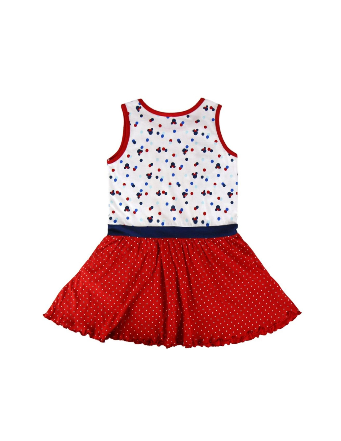 Robe MINNIE pour les filles 2200001969 tailles de coton de 2 à 6 ans