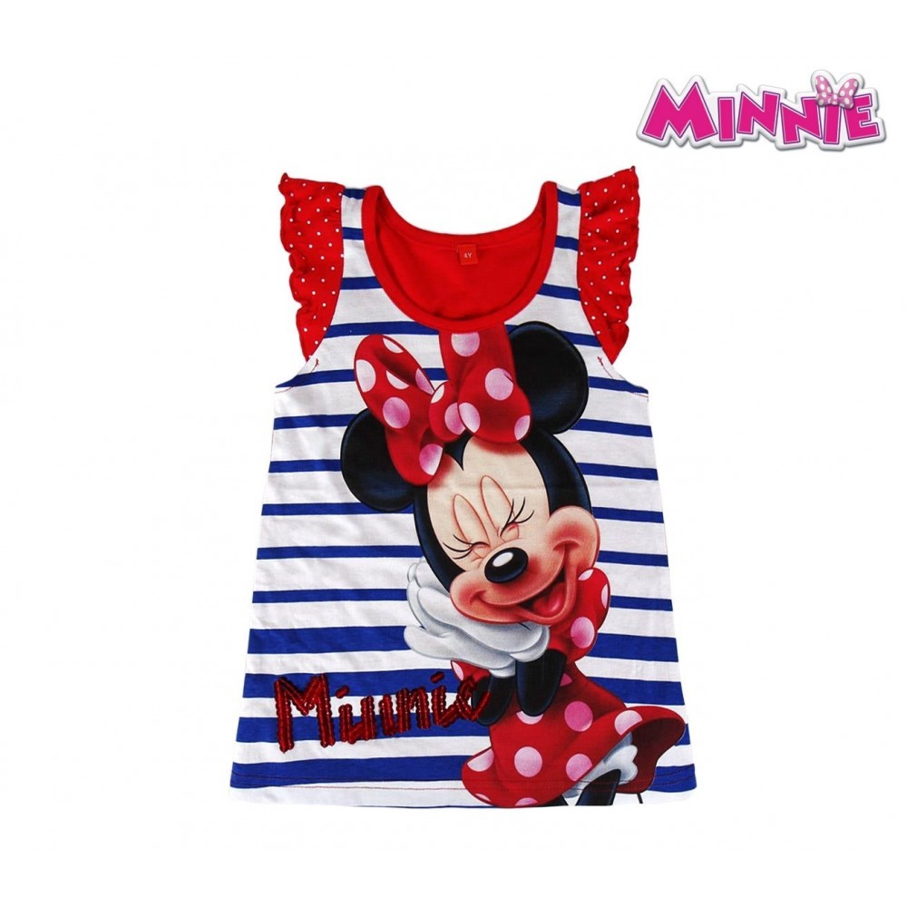 T-shirt coton enfant MINNIE 2200001940 tailles 2 à 6 ans