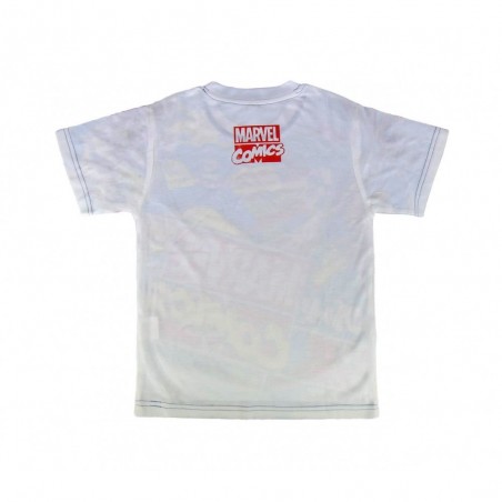 T-shirt enfant MARVEL COMICS 2200001985 perforé parcelle de 6 à 12 ans