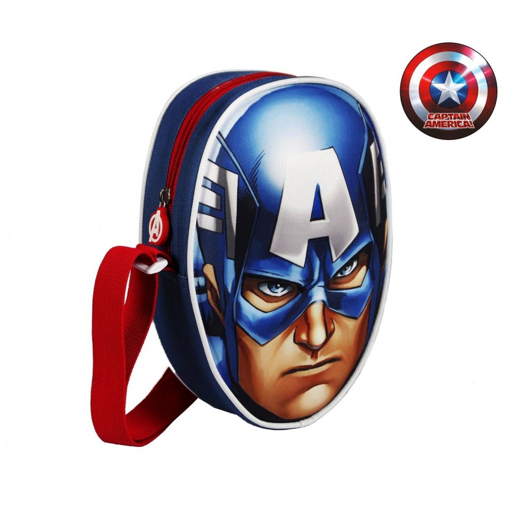 Sac 3D avec sangle d'épaule réglable 2100001663 CAPTAIN AMERICA