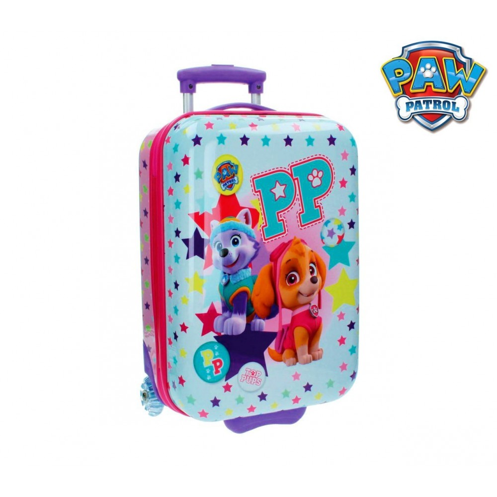 2710351 Valise rigide ABS Pat Patrouille filles 31x50x20cm