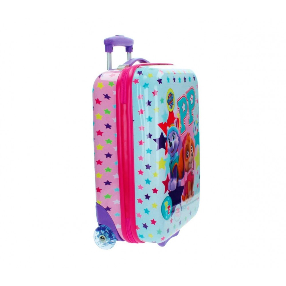 2710351 Valise rigide ABS Pat Patrouille filles 31x50x20cm