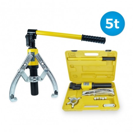 Roulements éjecteurs hydrauliques HHL-5 OXFORD 5 tonnes avec 3 mors et serviette