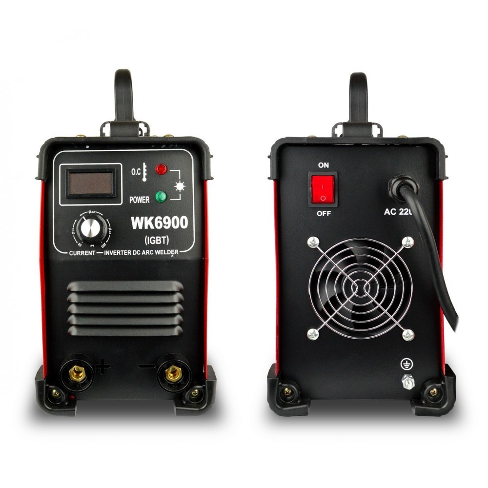 Soudeuse WACKTEK 200 A inverseur à électrode WK6900 compact avec mallette 