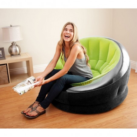 68582NP Fauteuil gonflable  relax Intex tissu imperméable à l'eau 112x109x69cm 68582NP Fauteuil gonflable  relax Intex tissu imperméable à l'eau 112x109x69cm