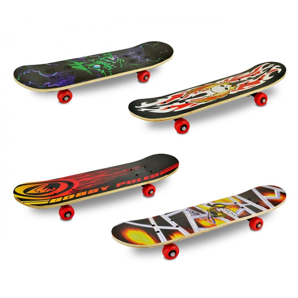 748273 Skateboard enfants adolescents 4 roues différents modèles 59 x 15 x 8 CM