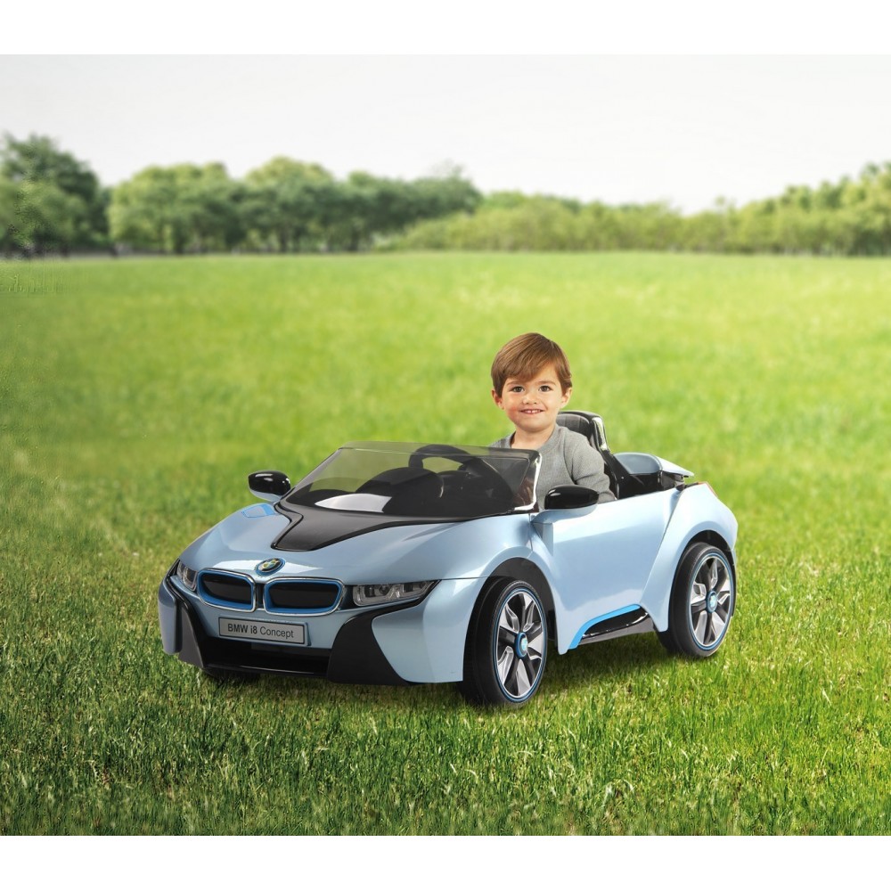 Voiture électrique LT838 pour enfants BMW monoplace i8 12V avec télécommande
