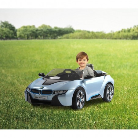 Voiture électrique LT838 pour enfants BMW monoplace i8 12V avec télécommande