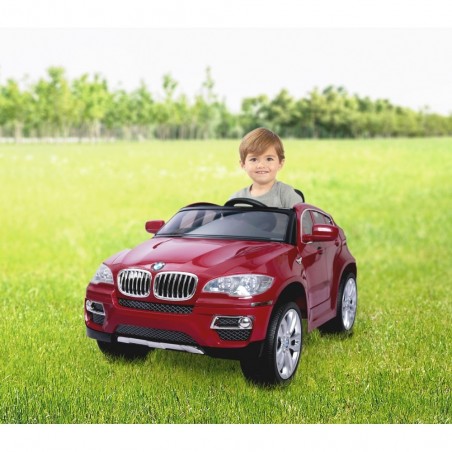 Voiture électrique LT847 pour enfants BMW X6 monoplace 12V avec télécommande