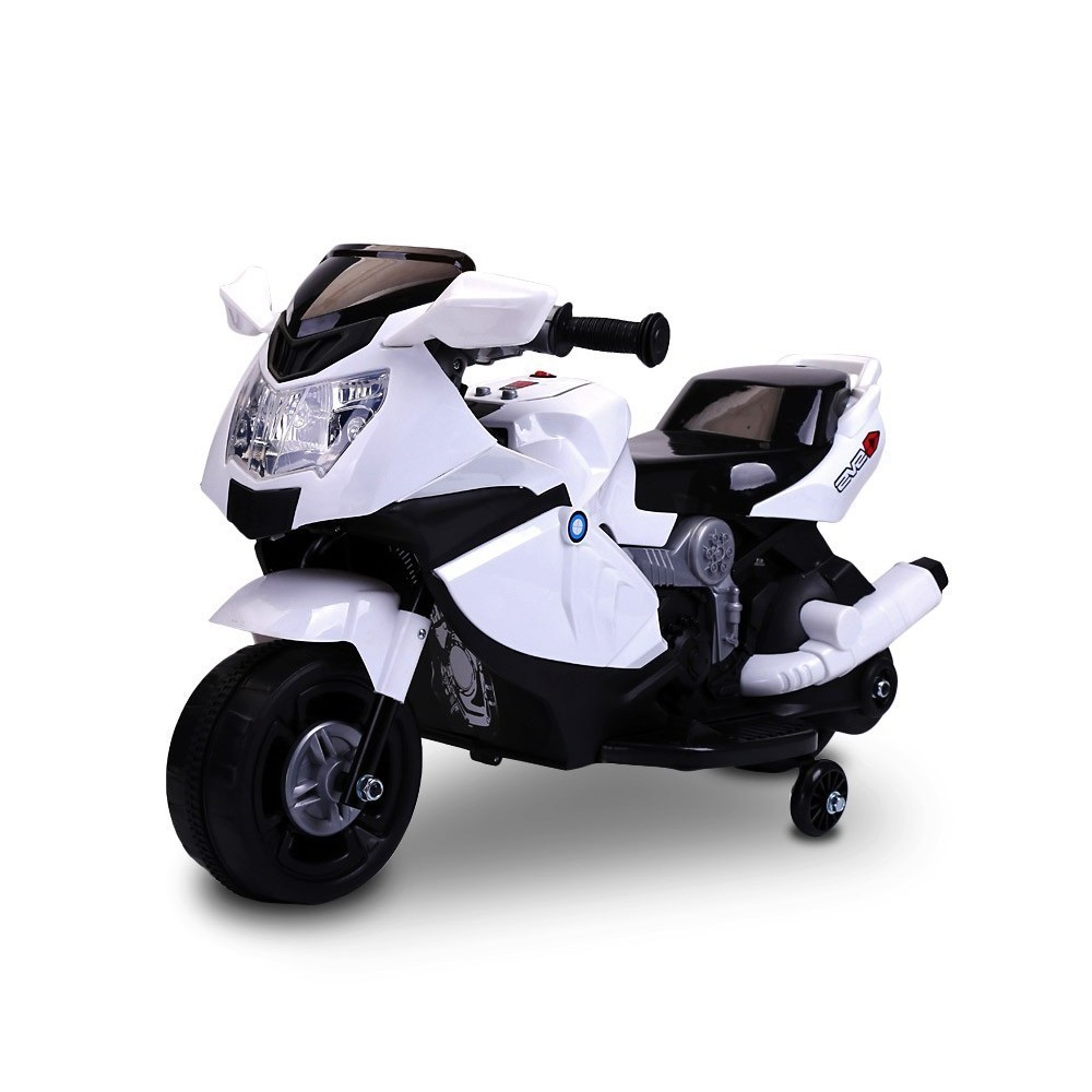 LT 862 Moto de course électrique 6V pour enfant avec sons et lumières réalistes