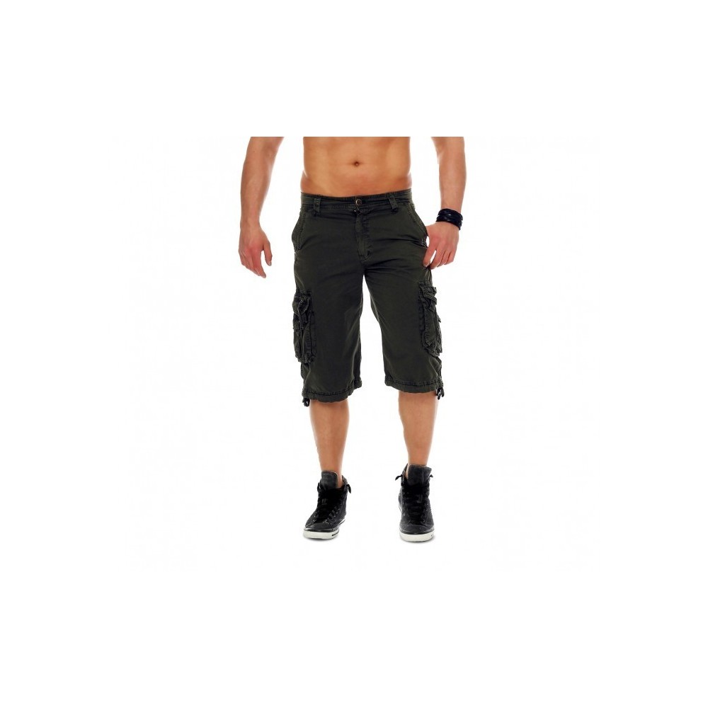 Bermuda pour homme 626 mod. JUNGLE multipoches tailles du 44 au 54 genoux