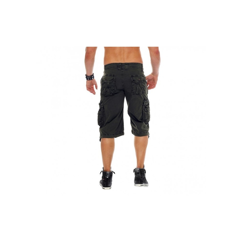 Bermuda pour homme 626 mod. JUNGLE multipoches tailles du 44 au 54 genoux