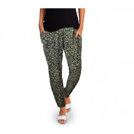 TG08-11 Pack de 3 pantalons sarouel pour femmes ass. FLOREAL fantaisie florale