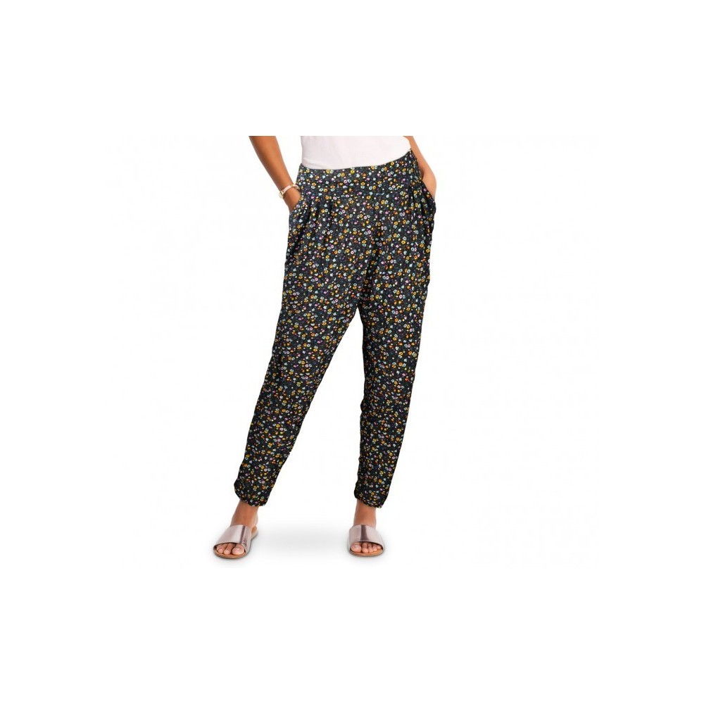 TG08-11 Pack de 3 pantalons sarouel pour femmes ass. FLOREAL fantaisie florale