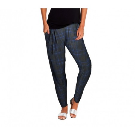 TG08-13 Pack de 3 pantalons sarouel pour femmes ass. STYLE carcan à carreaux