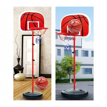 400067 Playset de basket-ball enfants avec panier réglable en hauteur et ballon