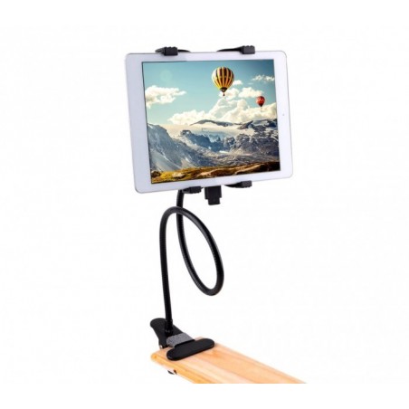 410108 Support universel métallique flexible pour tablette avec pince 410108 Support universel métallique flexible pour tablette avec pince