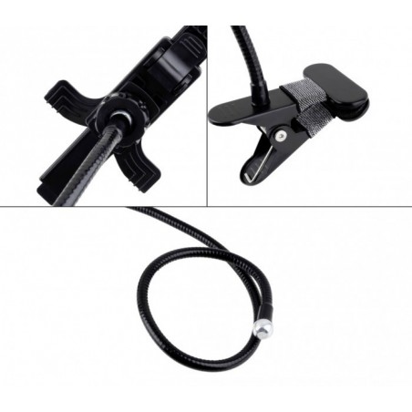410108 Support universel métallique flexible pour tablette avec pince 410108 Support universel métallique flexible pour tablette avec pince