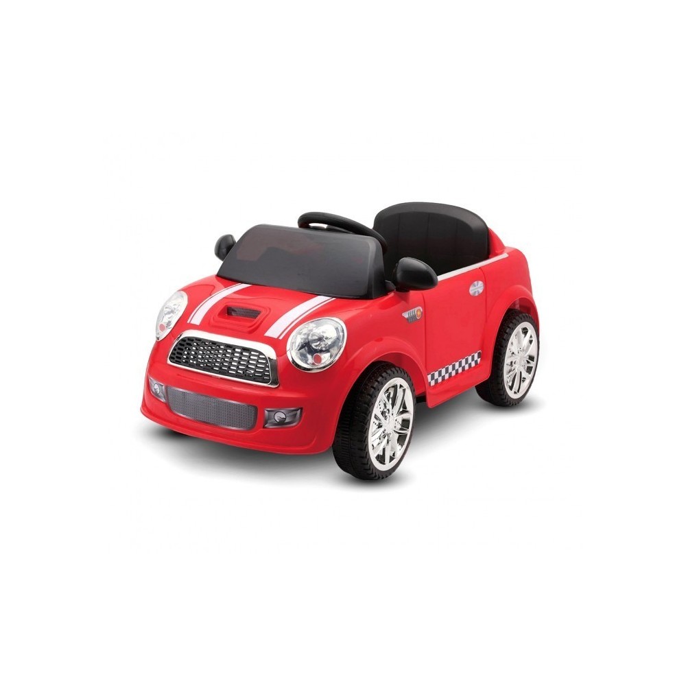 Voiture Électrique Mini Cooper S 6V avec Télécommande - Rose