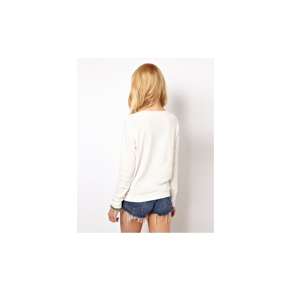 Pull jersey dessin de hibou douillet et...