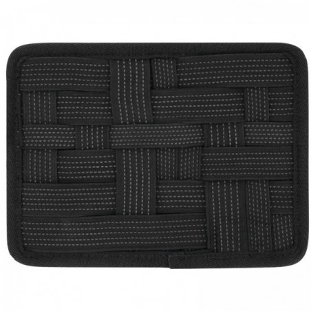 Organisateur élastique avec étui de transport souple pour économiser de l'espace