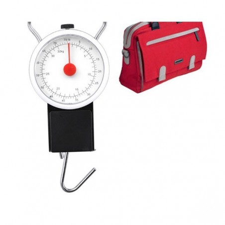 Pese bagage crochet jusqu'à 32 KG avec compteur analogique