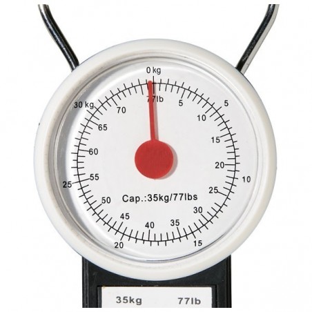 Pese bagage crochet jusqu'à 32 KG avec compteur analogique