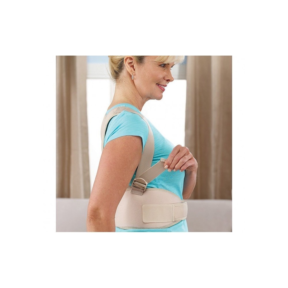 Ceinture de soutien lombaire posturale BEST POSTURE épaule dos mixte et réglable