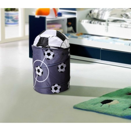 748235 Corbeille à jouet ou panier à linge pliant cadre métallique 63 x 37cm