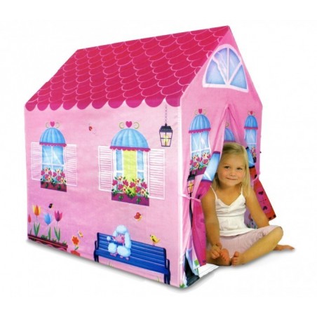 167117 Tente de jeu Maisonnette pour les filles 102x72x95 cm facile à assembler