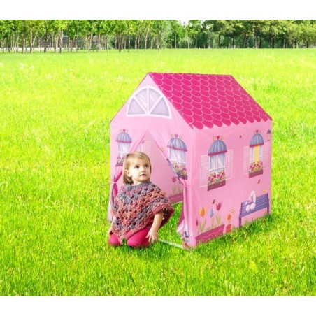 167117 Tente de jeu Maisonnette pour les filles 102x72x95 cm facile à assembler