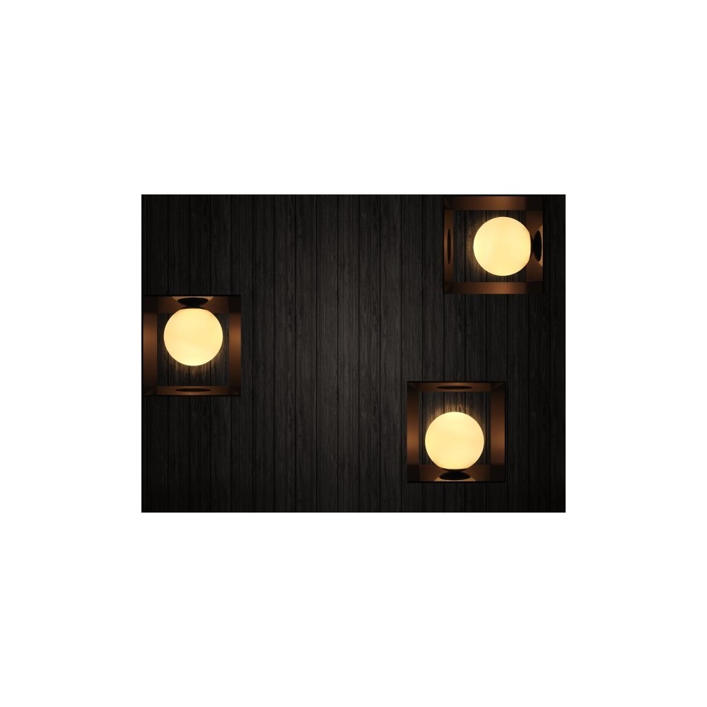 Table - Lampe design - Carré acrylique lucide