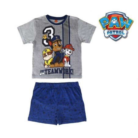 Pyjama d’été PAW PATROL 22-1970 pour enfant en coton tailles du 2 au 6 ans