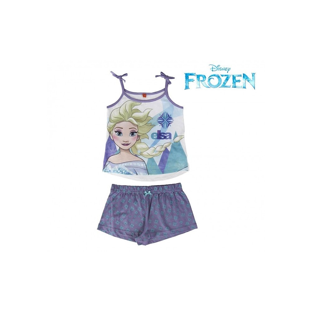 Pyjama Frozen Elsa 22-1976 pour enfant en coton tailles du 3 au 7 ans